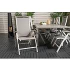 Venture Home Albany Förlängningsbar Matgrupp 224-324cm 8 Chairs Grey/Vit GR18445