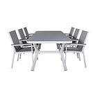 Venture Home Virya Matgrupp 200cm 6 Parma Matstolar Hvit/Grå GR21544
