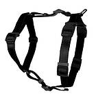 Dogman Justerbar H-sele med reflex Jet Svart mm