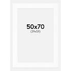 BGA Fotobutikk Passepartout Vit (Vit kärna) 50x70 cm (39x59)