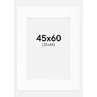 BGA Fotobutikk Passepartout Vit (Vit kärna) 45x60 cm (31x44)
