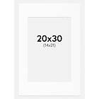 BGA Fotobutikk Passepartout Vit (Vit kärna) 20x30 cm (14x21)