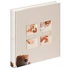 BGA Fotobutikk Bear Barnalbum Creme - 28x30,5 cm (60 Vita sidor / 30 blad)