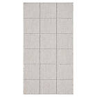KM Carpets Madrid Square Matta Creme/Linne 80x340