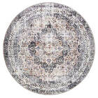 KM Carpets Tarfaya Medallion Matta Rund Natur 240