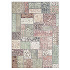 KM Carpets Tarfaya Patch Matta Grön 160x230