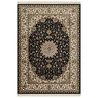 KM Carpets Teheran Medallion Matta Svart 240x330