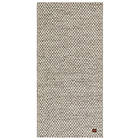 KM Carpets Torekov Ullmatta Vit/Linne 75x150