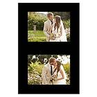 BGA Fotobutikk Passepartout Svart 15x20 - Collage 2 Bilder (8x11 )