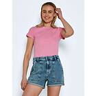 Noisy May Hög Midja Jeansshorts (Dam)