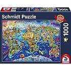Schmidt Discover the World 1000 bitar