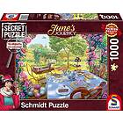 Schmidt Secret Puzzle June's Journey, Tea in the Garden 1000 brikker