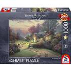 Schmidt Thomas Kinkade Painter of Light, The Good Shephards Cottage 1000 bitar