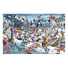 Piatnik Francois Ruyer Christmas Skiing 1000 bitar