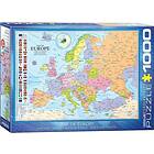 Eurographics Map of Europe 1000 brikker