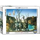 Eurographics Salvador Dali Swans Reflecting Elephants 1000 bitar