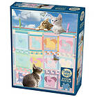 Cobble Hill Quilted Kittens 500 bitar