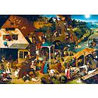 Bluebird Puzzle Pieter Bruegel the Elder Netherlandish Proverbs, 1559 1000 bitar
