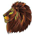 Eureka Rainbow Wooden Puzzles, Lion 121 bitar