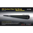 Align H80T015XXT 800E CarbonFiber Tail Boom-Matte Black