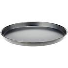 Pentole Agnelli COFE43B36 – rund plåt kakform för pizza, svart, 36 x 36 x 2,5 cm, 1 styck