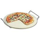 KESPER Pizzasten, material: Cordieritkeramik, metall, mått: Ø 33 cm H: 1 cm, färg: beige 71550