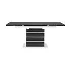 Scandinavian Choice Macahan Förlängningsbart Spisebord 140 cm Sort/Vit YM-813