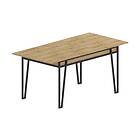 Spisebord 132 cm Natur 855DTE4604