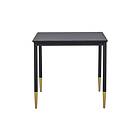 Shalford Spisebord 80 cm Sort/Guld 241559
