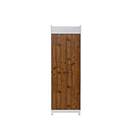 Shellake Garderob 62x60 cm Vit/Natur 6620325