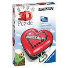 Ravensburger 3D - Minecraft Heart Shaped Box 60 brikker