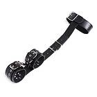Addict Fetish Collar with Restraints Adjustable Svart