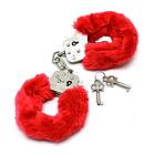 Rimba Handcuffs with Red Fur