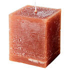 Affari of Sweden Cote Nord Fyrkant Blockljus Cognac 6x6x7,5