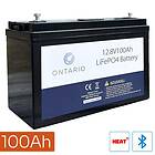 Ontario PRO X Heat 12.8V 100Ah LifePO4 lithium batteri ONT12V-SYL-100AH-H