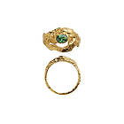 Stine A. Jewelry My Love Rock Ring With Green Stone 56 Eurosize