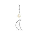 Stine A. Jewelry Bella Moon Earring With Pearl Onesize