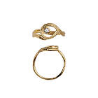 Stine A. Jewelry Balance Ring With Stone 48 Eurosize