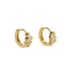 Pico Mirach Crystal Hoops Onesize