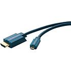 ClickTronic Casual HDMI - HDMI Micro High Speed with Ethernet 2m