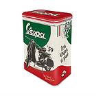 Bromma Kortförlag Plåtburk m. Spännlock Vespa Italian