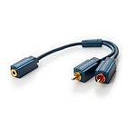 ClickTronic Casual 3.5mm - 2RCA F-M 0,1m