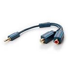 ClickTronic Casual 3.5mm - 2RCA M-F 0,1m