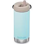 Klean Kanteen Tkwide 12oz With Twist Cap Insulated Thermal Bottle Blå