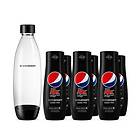 SodaStream 6-pack Pepsi Max + 1L Diskmaskinssäker Flaska Fuse