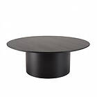 Macabane Table basse ronde Noir 90x90cm piètement métal DALY