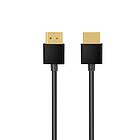 NÖRDIC Slim Ultra High Speed HDMI2.1 8K 60Hz 4K 120Hz 48Gbps Dynamic HDR eARC Game Mode VRR Dolby ATMOS 0,25m