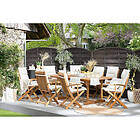 Comfort Garden Trädgårdsmöbelset Maui Trä/Natur 1012561