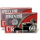 Maxell Kassettrekvisita Opptakskassett 2 X UR-60 Audio Cassette (USA-Import) MC