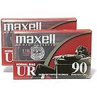 Kassettrekvisita Opptakskassett 2 X Maxell UR-90 Audio Cassette (USA-Import) MC